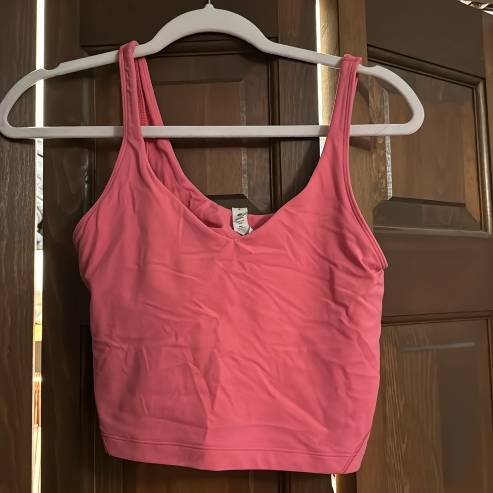 lululemon guava pink align tank size 8